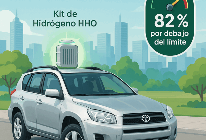 Toyota RAV4 Diésel Reduce sus Emisiones un 82% por Debajo del Límite Gracias a HIDROCAR ECOLÓGICO