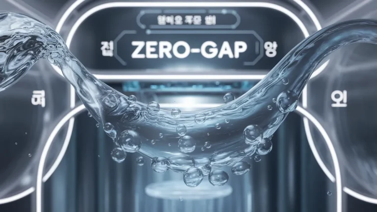 Sistema Zero-Gap: Tecnología de Corea del Sur que transforma aguas residuales en hidrógeno verde.