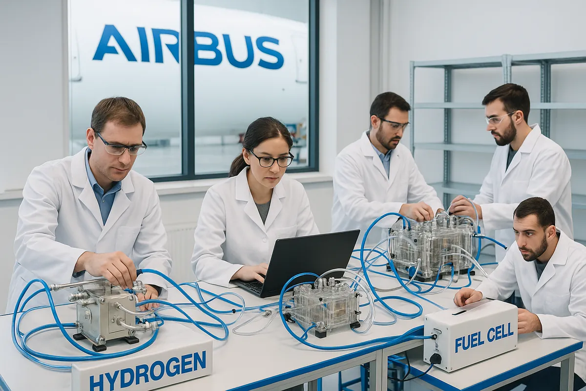 Airbus aviones de hidrogeno
